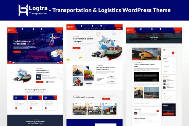 Logtra - Transportation & Logistics WordPress Theme 1.0