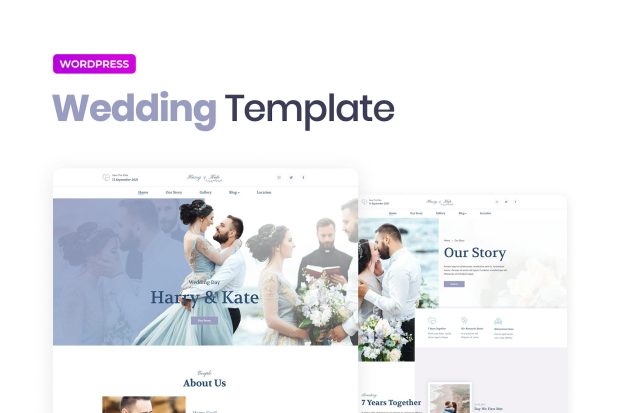 Lovedy – Wedding Template Kit