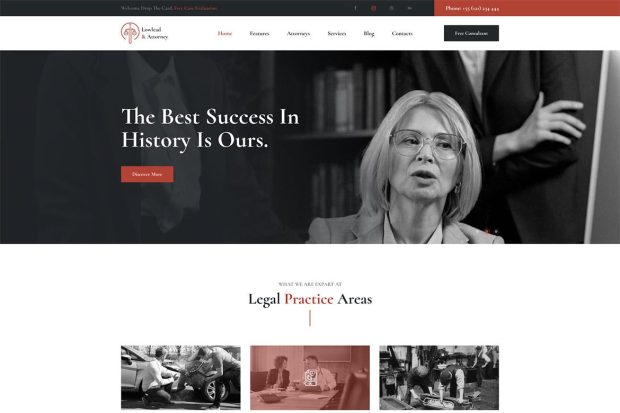 Lowlead - Attorney & Lawyers HTML Template