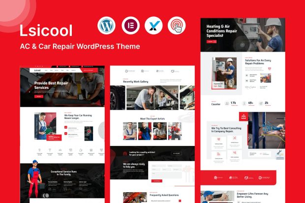 Lsicool - AC & Car Repair WordPress Theme 1.1