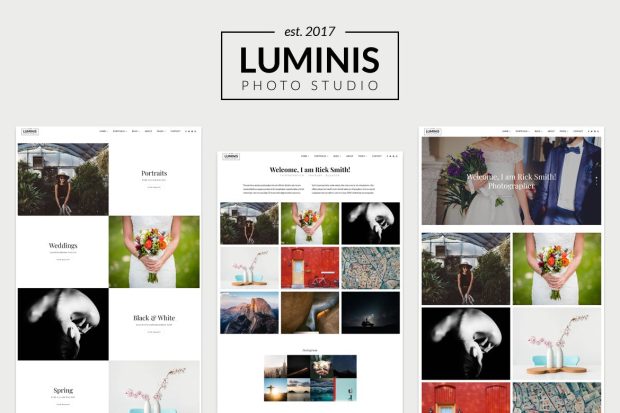 Luminis - Minimal Photography Portfolio Template