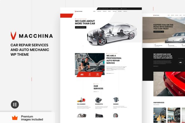 Macchina - Auto Car Repair Elementor Pro Theme 6.1