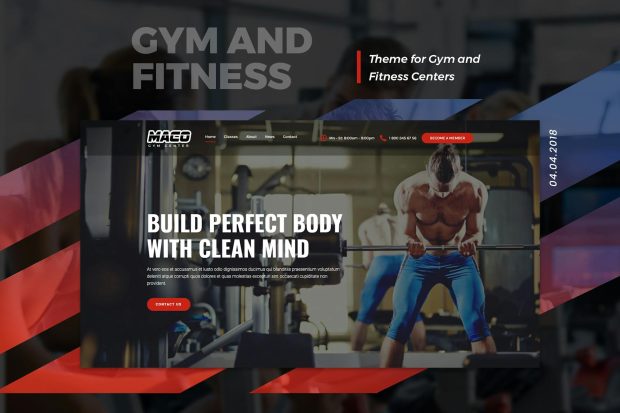 Maco | Gym and Fitness WordPress Theme 1.8