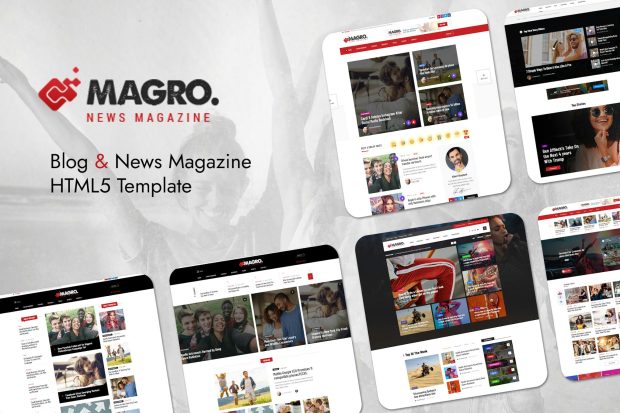 Magro - News Magazine & Blog Responsive Template