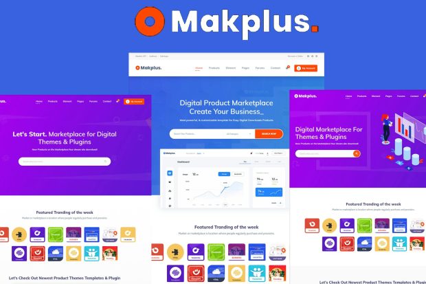 Makplus - Digital Marketplace HTML5 Template