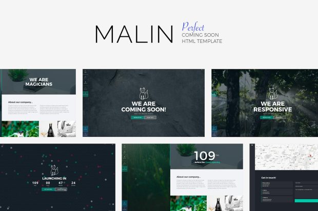 MALIN - Perfect Coming Soon Template