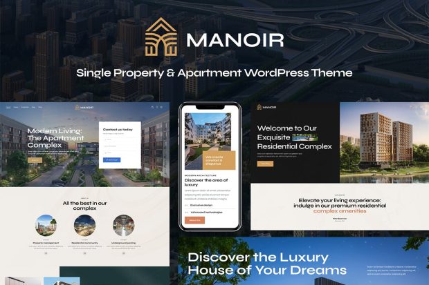 Manoir - Single Property & Apartment WordPress Theme 1.3.0