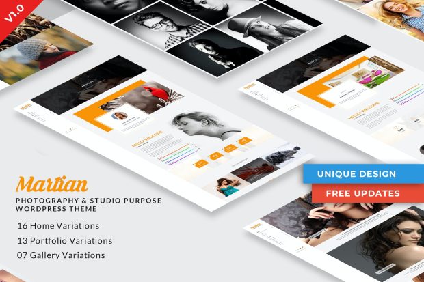 Martian | Photography & Studio Purpose WordPress 1.0.0