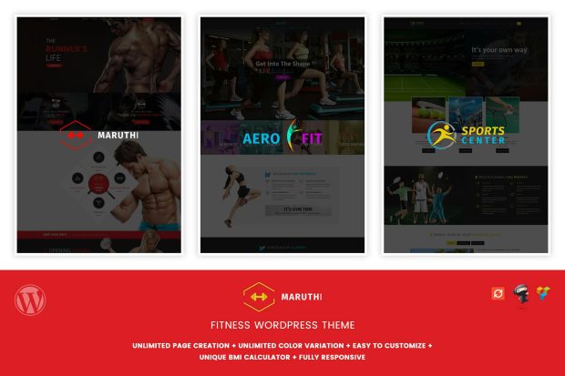 Maruthi Fitness - Fitness Center WordPress Theme 2.8