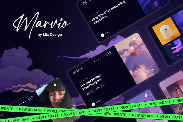 Marvio - Coming Soon & Portfolio Template