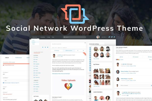 MateBook - Social Network WordPress Theme 1.3