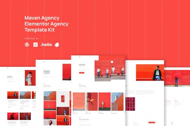 Maven - Business  Agency Elementor Template Kit