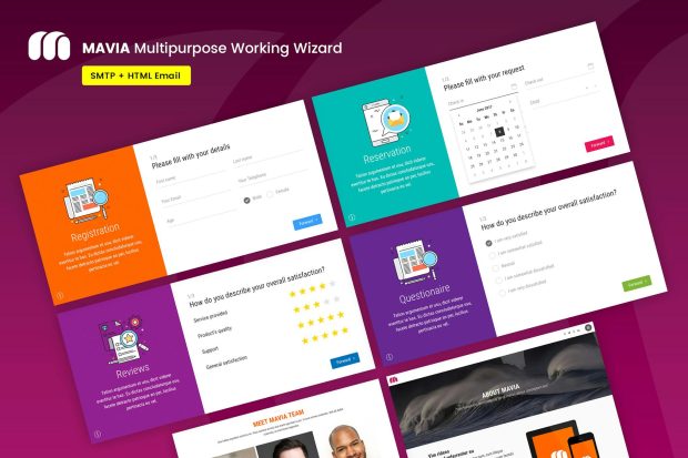 Mavia - Multipurpose Form Wizard