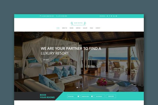 Max Hotel - Hotel Booking HTML Template