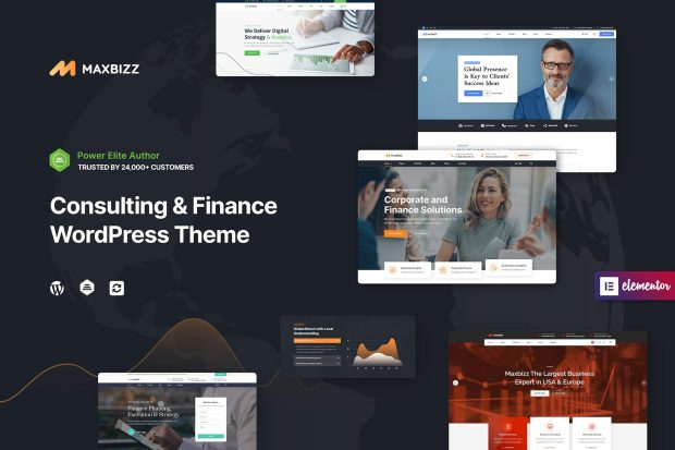 Maxbizz - Consulting & Financial Elementor Theme 1.2.3.5