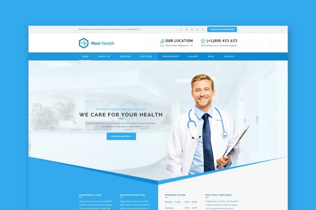 Maxi Health : Medical & Health HTML Template