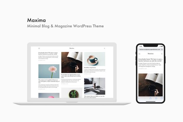 Maxima - Minimal Blog & Magazine WordPress Theme 1.2.4