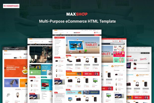 Maxshop - Multipurpose eCommerce HTML Template