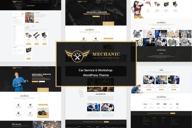 Mechanic - Car Service & Repair WordPress Theme 1.0.1