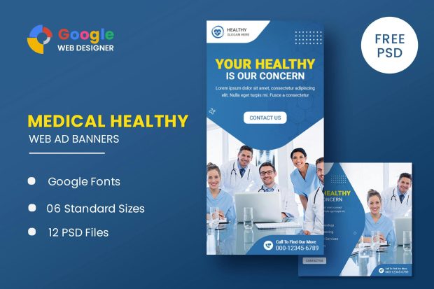 Medical Health Animated Banner GWD