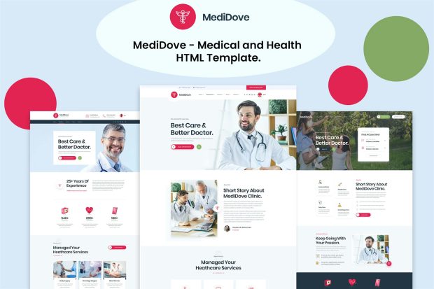 MediDove - Medical and Health HTML5 Template