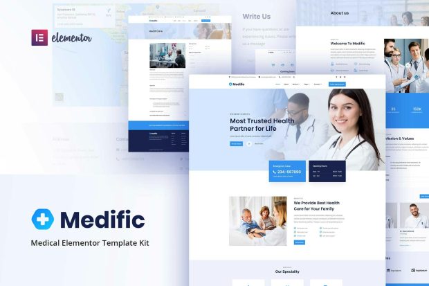 Medific - Medical Elementor Template Kit