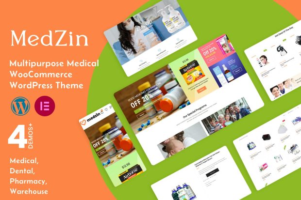 Medzin – Medical WooCommerce WordPress 1.0.4