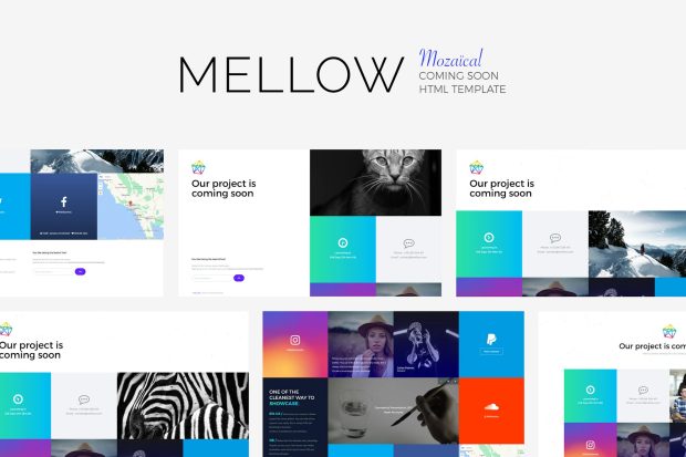 MELLOW - Mozaïcal Coming Soon Template