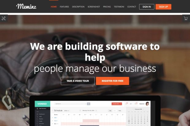 Meminz - Download Software Landing Page Theme 3.1