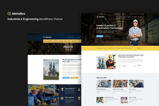 Metallex - Industrial And Engineering WordPress 1.0