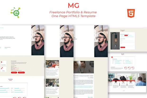 MG - Portfolio and Resume HTML5 Template