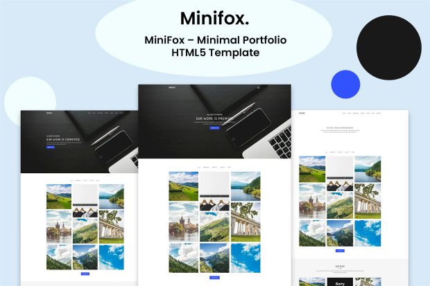 MiniFox – Minimal Portfolio HTML5 Template