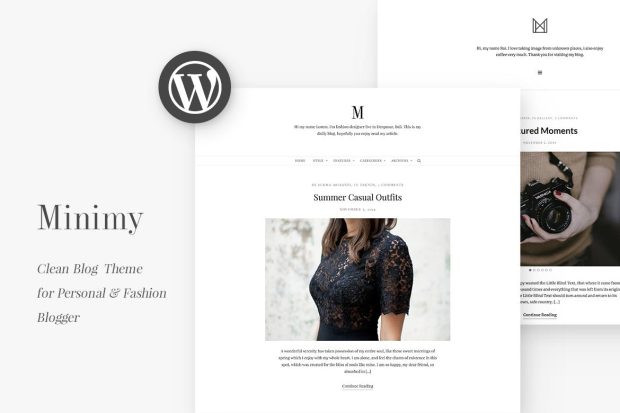 Minimy - Responsive Clean Personal & Fashion Blog 1.2.1