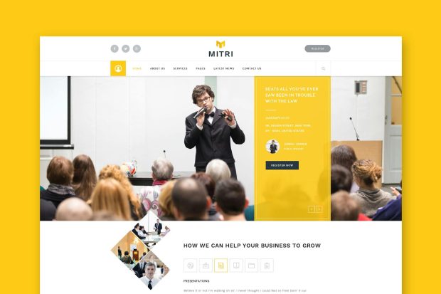 Mitri Events - Events & Conference HTML Template