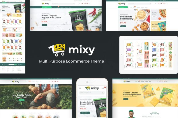 Mixy - Organic Food Store WordPress Theme 1.0.0