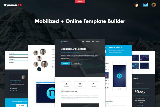 Mobilized - Responsive APP Email Template