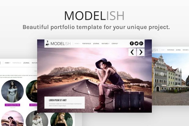 Modelish - Photography HTML5 Site Template