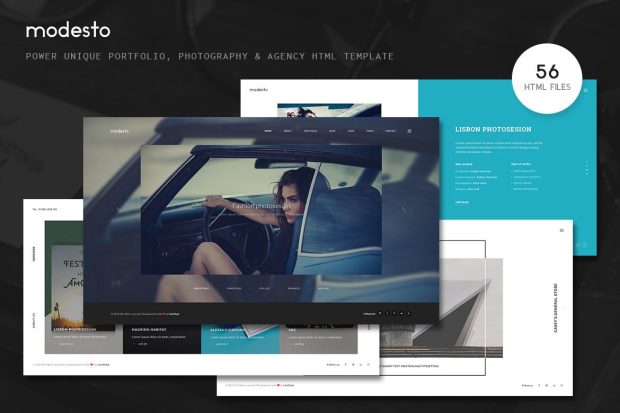 Modesto - Portfolio, Photography Html Template