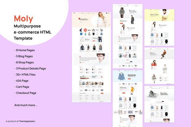 Moly multipurpose e-commerce html template