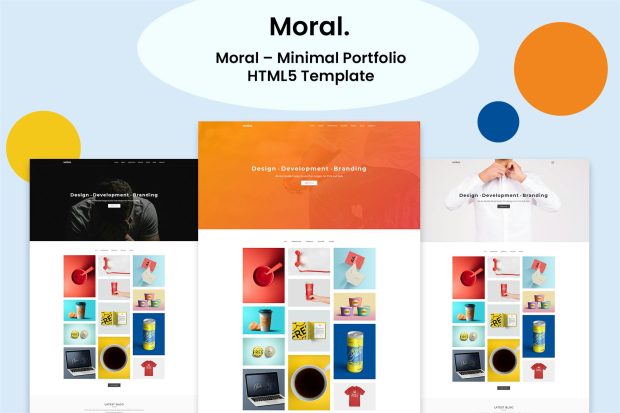 Moral - Minimal Portfolio HTML5 Template