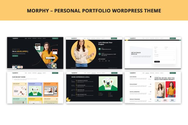 Morphy - Personal Portfolio WordPress Theme 1.0