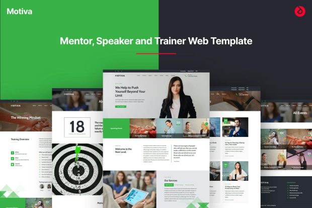 Motiva - Mentor, Coach and Speaker Web Template