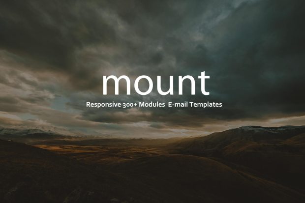 Mount - 300+ Modules E-mail Template