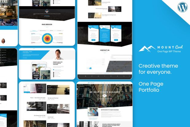 MountCool - Single Page Portfolio Wordpress Theme 2.8