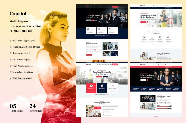 Multi-Purpose Business & Consulting HTML5 Template