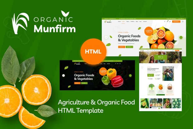 Munfirm - Organic Food Store HTML Template