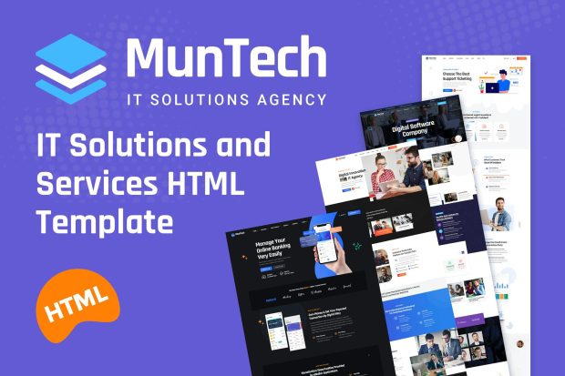 Munteh - IT Solutions & Services HTML5 Template