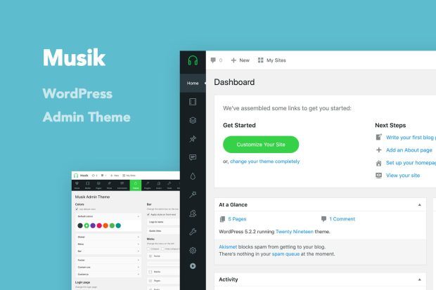 Musik - WordPress Admin Theme 3.2