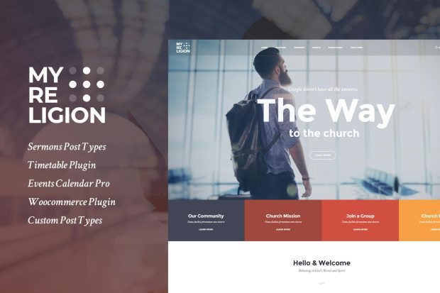 My Religion - Dedicated Church WordPress Theme 1.3.9