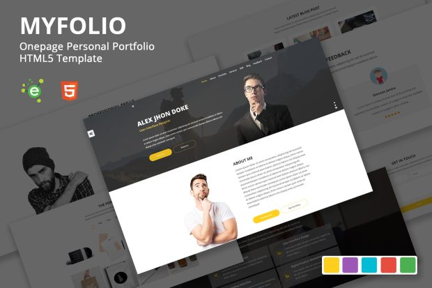 Myfolio - Personal Portfolio HTML5 Template